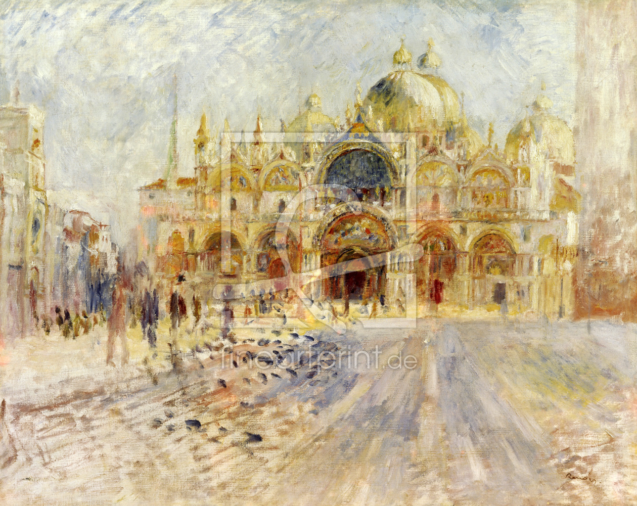 Bild-Nr.: 30006886 Renoir / St. Mark's, Venice / 1881 erstellt von Renoir, Pierre-Auguste