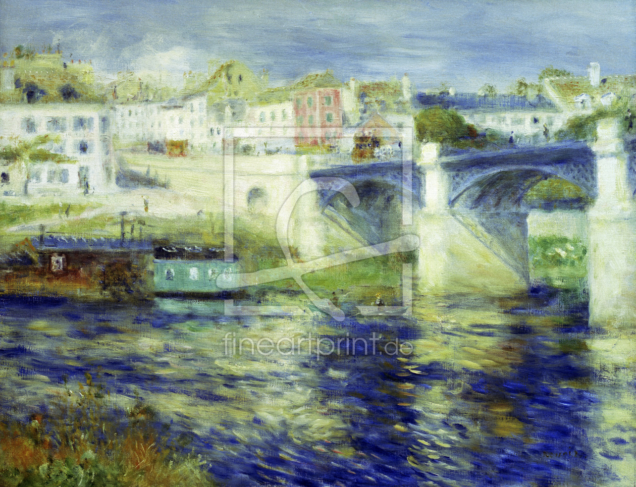 Bild-Nr.: 30007120 Renoir / Bridge of Chatou / 1875 erstellt von Renoir, Pierre-Auguste