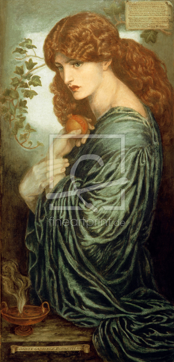 Bild-Nr.: 30007172 Dante Gabriel Rossetti / Proserpine erstellt von Rossetti, Dante Gabriel