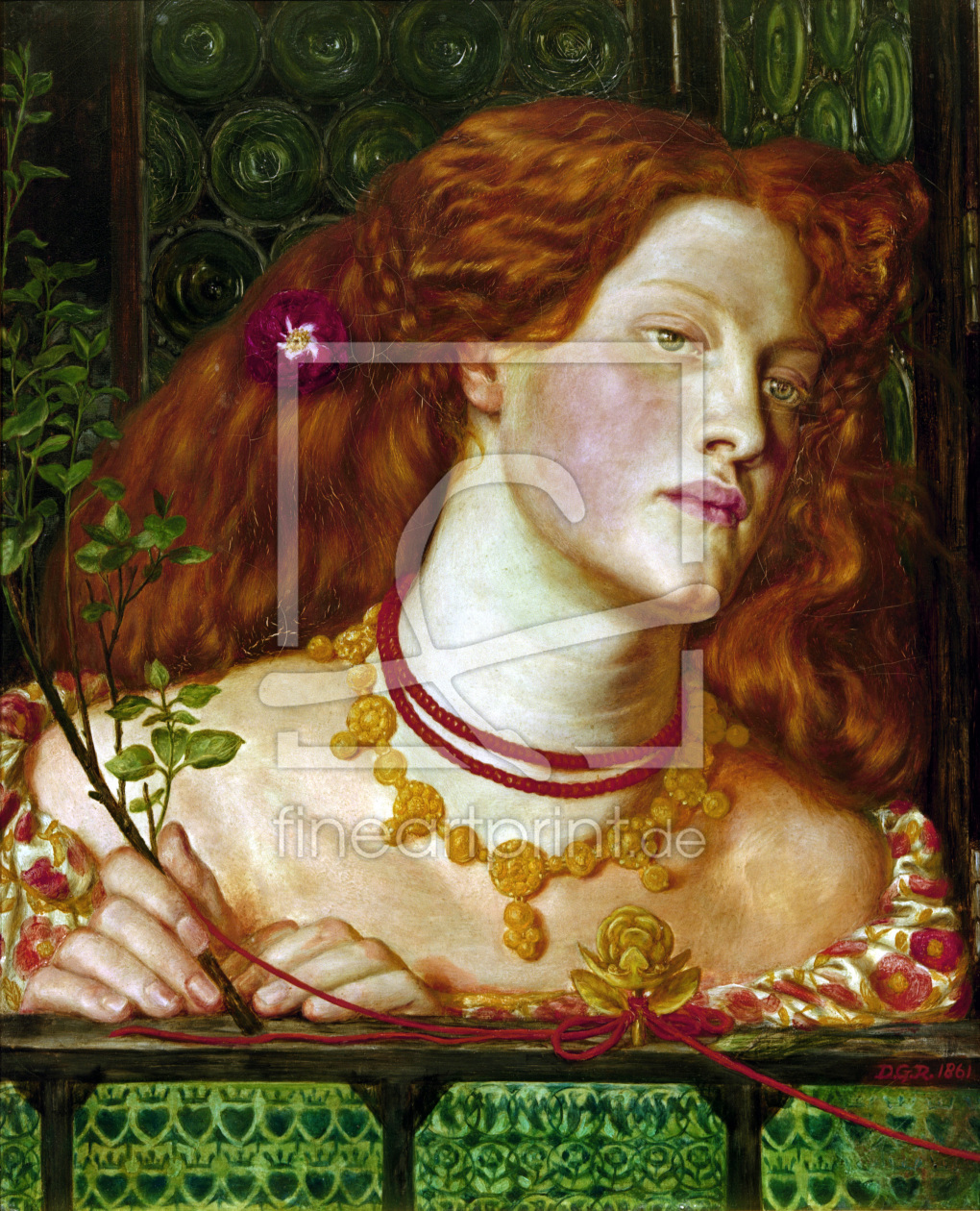 Bild-Nr.: 30007186 Rosamund Clifford / painting by Rossetti erstellt von Rossetti, Dante Gabriel