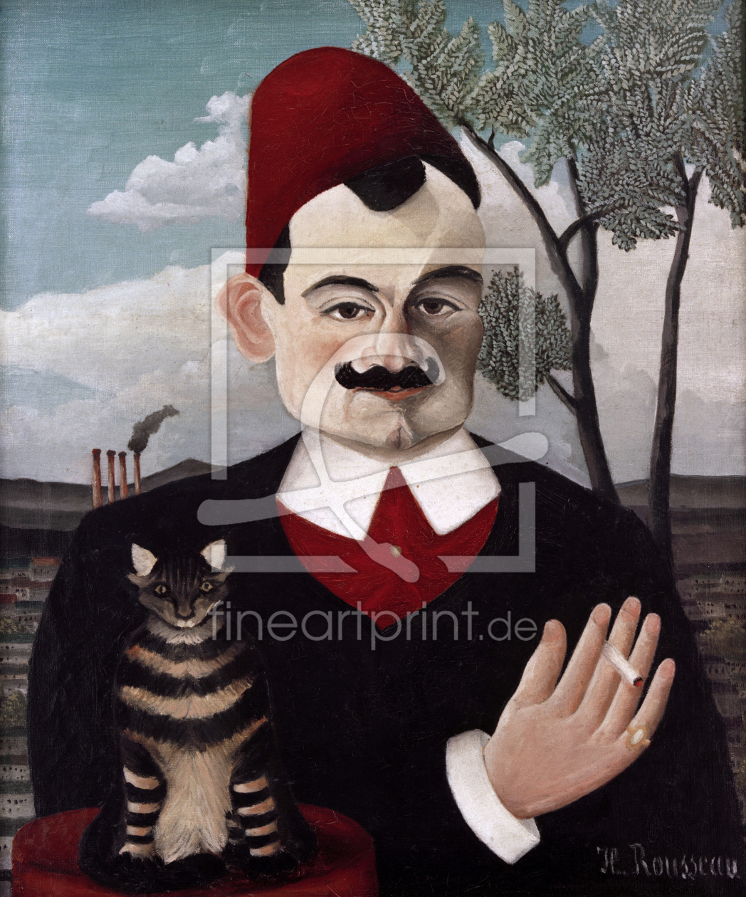 Bild-Nr.: 30007208 Pierre Loti / Painting by Henri Rousseau erstellt von Rousseau, Henri Julien Felix