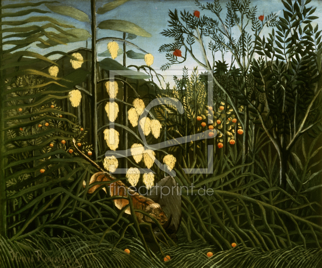 Bild-Nr.: 30007296 H.Rousseau / Tropical Forest / 1908-9 erstellt von Rousseau, Henri Julien Felix