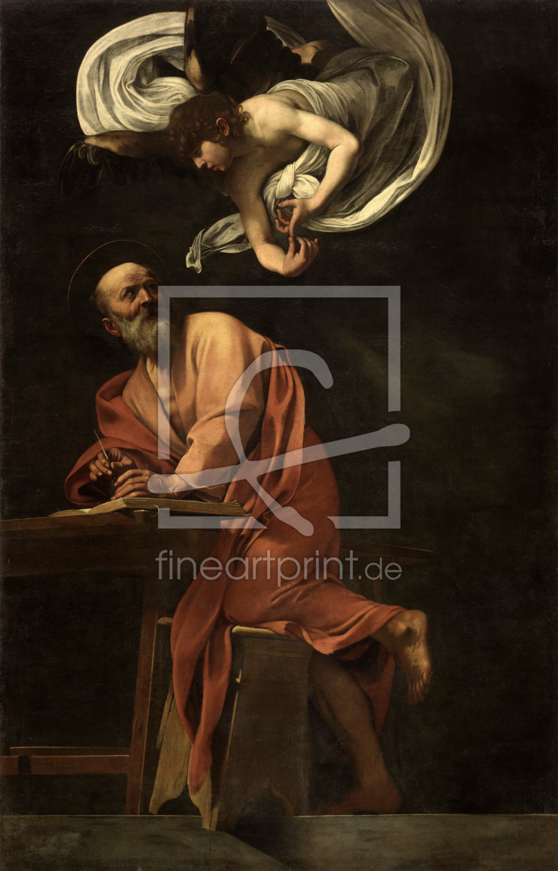 Bild-Nr.: 30007350 Caravaggio /, Inspiration of Matthew erstellt von da Caravaggio, Michelangelo Merisi