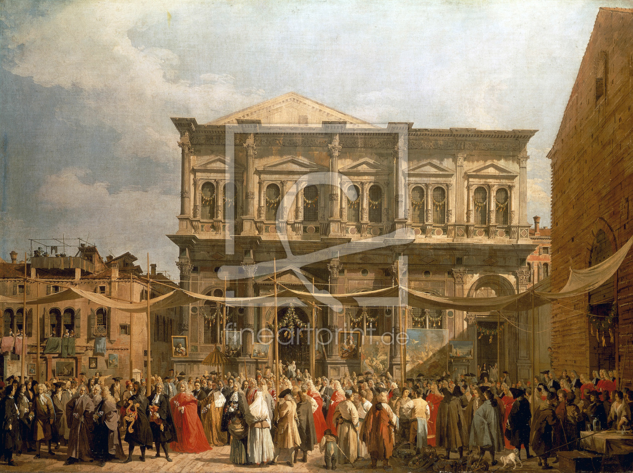 Bild-Nr.: 30007359 Venice / Scuola di S. Rocco / Canaletto erstellt von Canal, Giovanni Antonio & Bellotto, Bernardo