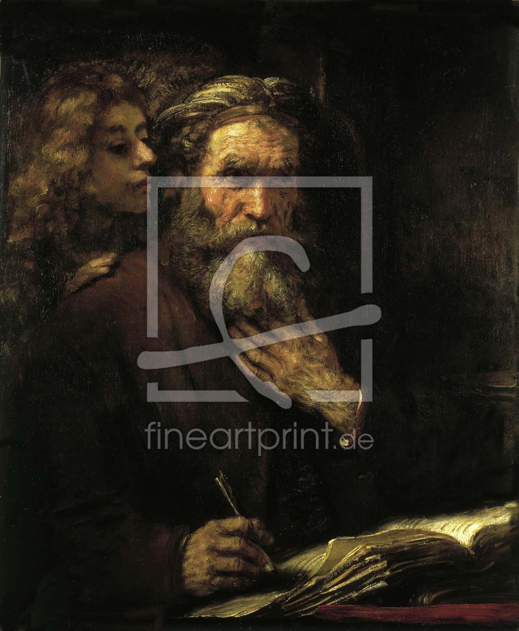 Bild-Nr.: 30007565 Matthew the Evangelist / Rembrandt erstellt von Rembrandt Harmenszoon van Rijn