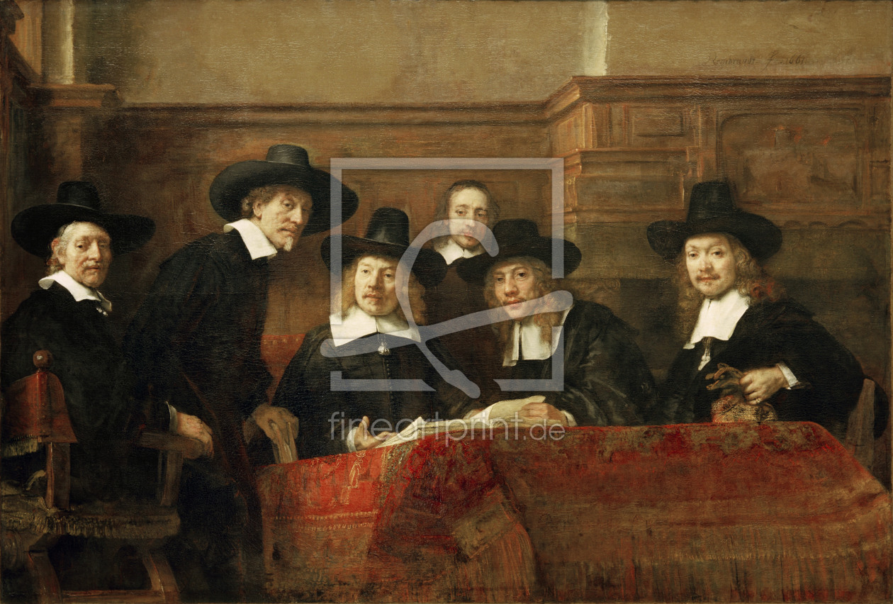 Bild-Nr.: 30007569 Rembrandt, Die Staalmeesters erstellt von Rembrandt Harmenszoon van Rijn