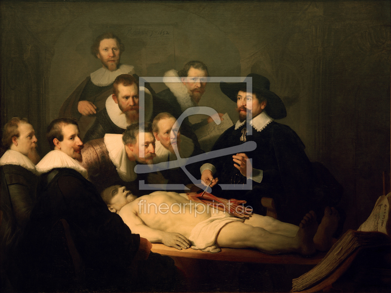 Bild-Nr.: 30007687 Rembrandt / Dr. Tulp's anatomy lesson erstellt von Rembrandt Harmenszoon van Rijn