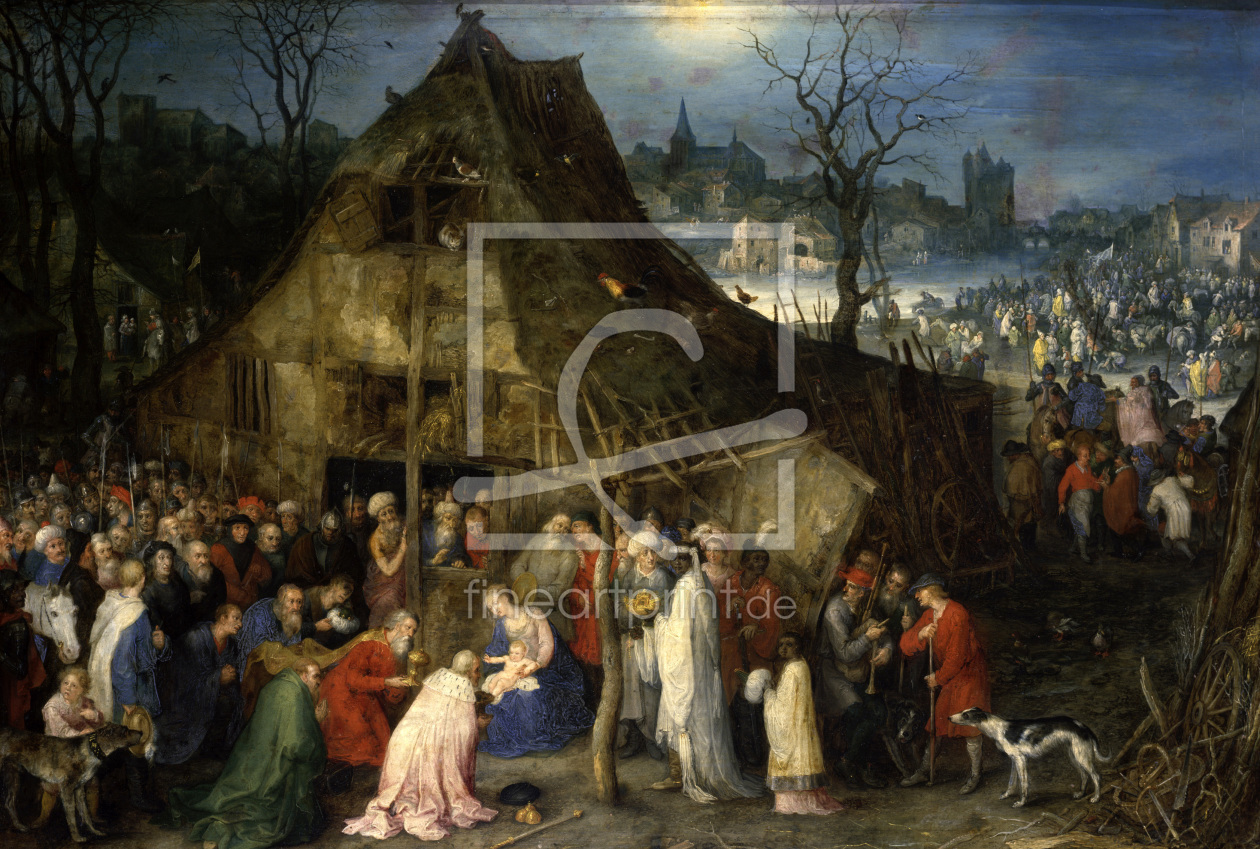 Bild-Nr.: 30007737 J. Brueghel the eld., Worshipping Kings erstellt von Jan Brueghel der Ältere