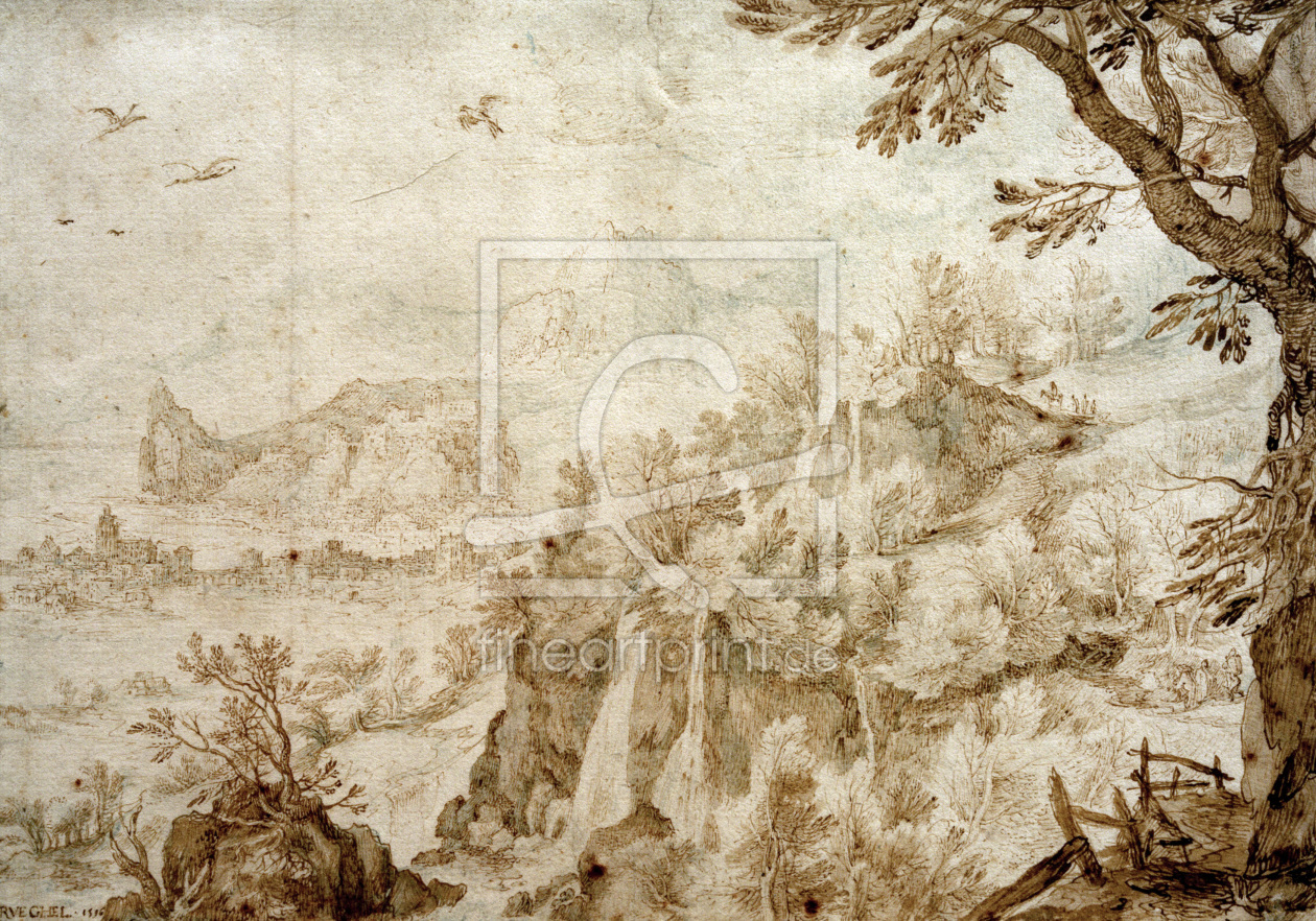 Bild-Nr.: 30007833 J.Brueghel d.Ä., Gebirgslandschaft erstellt von Jan Brueghel der Ältere