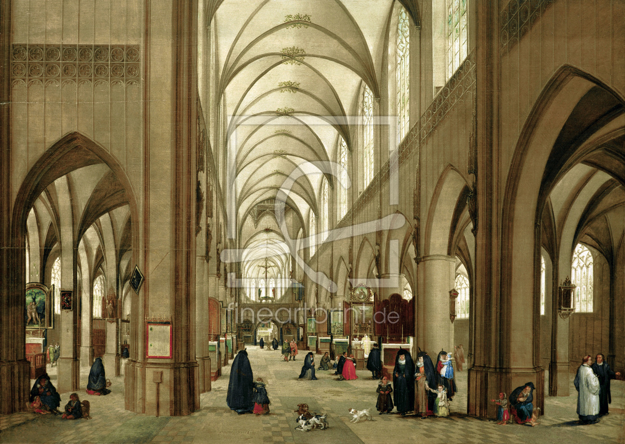 Bild-Nr.: 30007839 Steenwijk u.Brueghel, Antwerp.Kathedrale erstellt von Jan Brueghel der Ältere