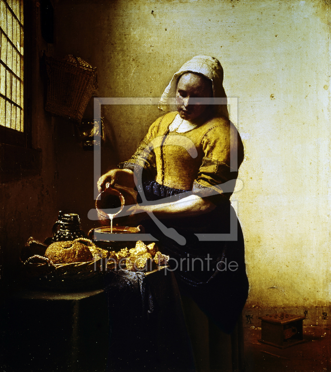 Bild-Nr.: 30007937 Vermeer / Maid with milk jug / c.1658 erstellt von Jan Vermeer van Delft