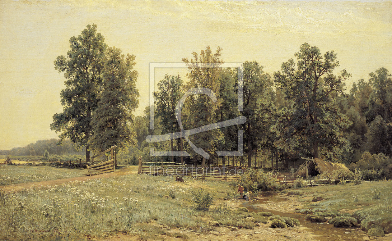 Bild-Nr.: 30007957 Shishkin / Edge of Oak Woods / Painting erstellt von Schischkin, Iwan Iwanowitsch