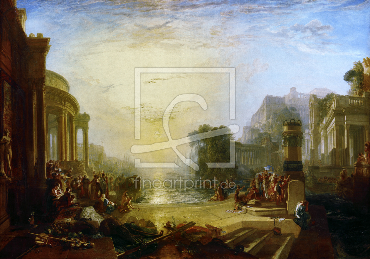 Bild-Nr.: 30008059 Untergang Karthagos / Gemälde v.W.Turner erstellt von Turner, Joseph Mallord William