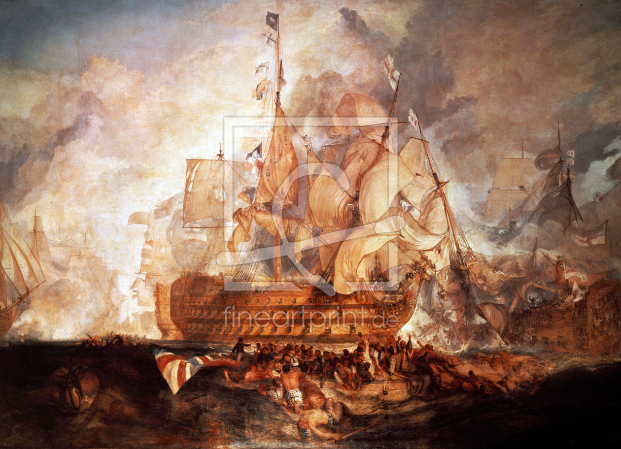 Bild-Nr.: 30008083 Battle of Trafalgar / Turner erstellt von Turner, Joseph Mallord William