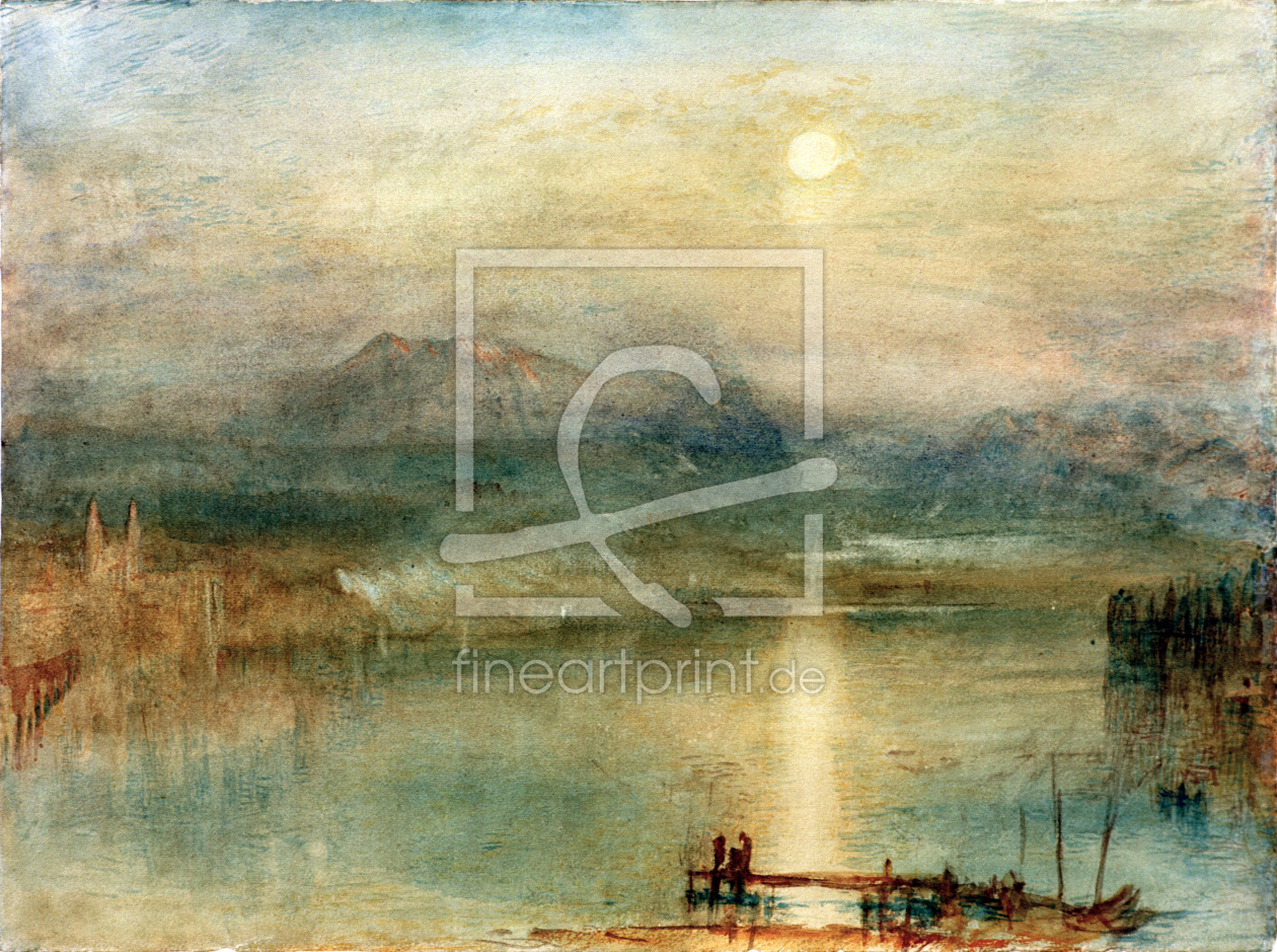Bild-Nr.: 30008105 W. Turner, Lake Lucerne / 1841/44 erstellt von Turner, Joseph Mallord William