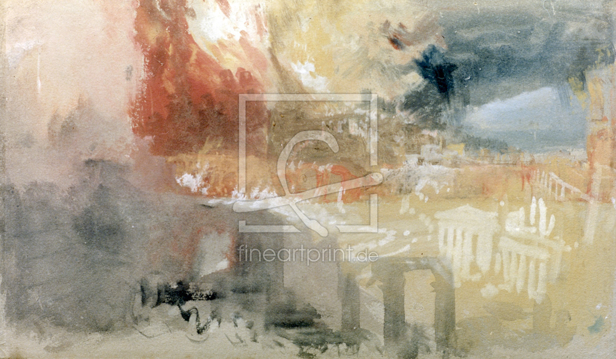 Bild-Nr.: 30008149 W.Turner / The Burning of Rome erstellt von Turner, Joseph Mallord William