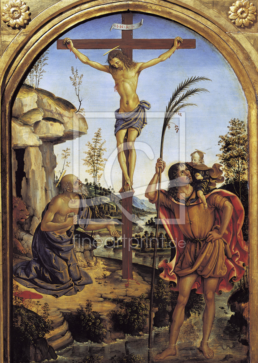 Bild-Nr.: 30008219 Pinturicchio / Christ with Saints erstellt von Pinturicchio, Bernadino di Betto di Biagio