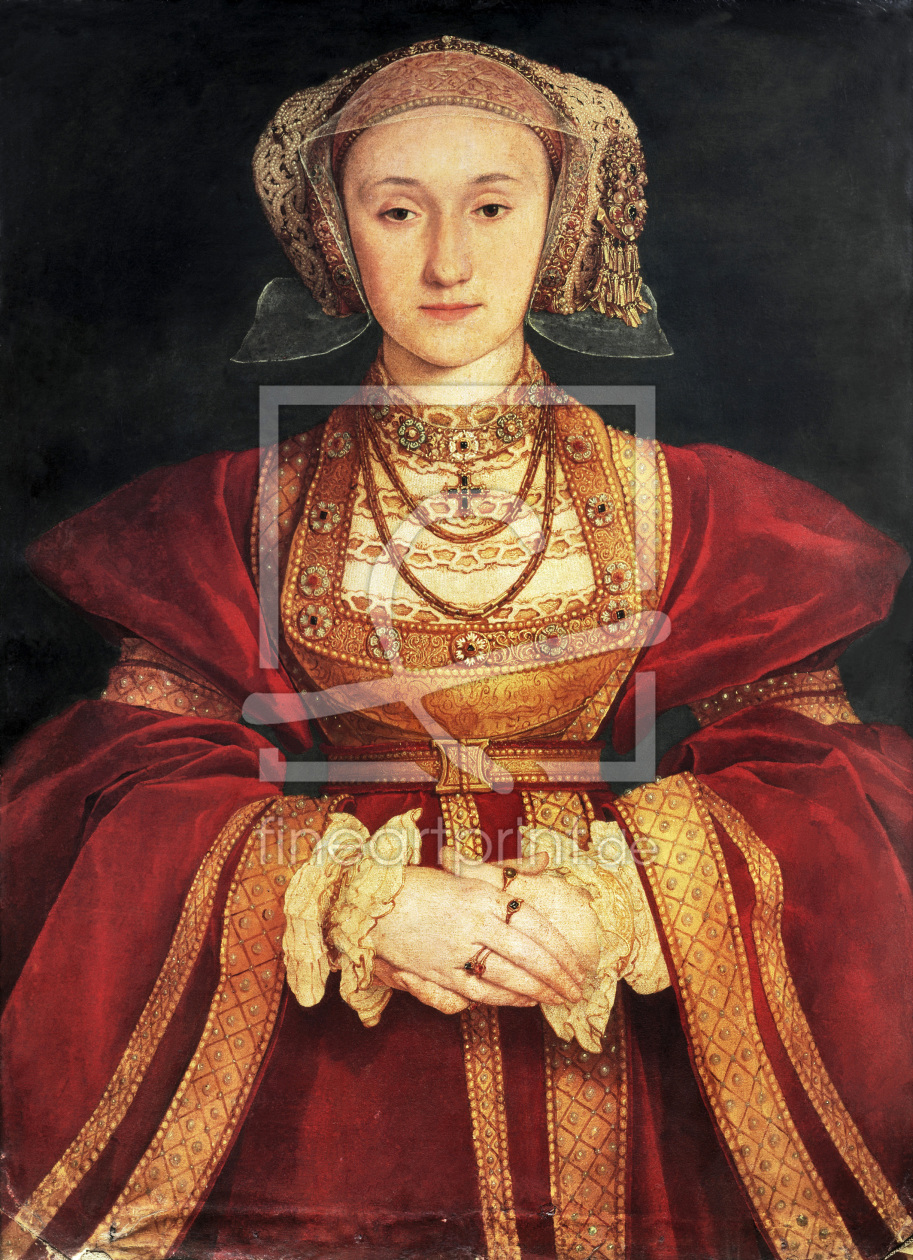 Bild-Nr.: 30008225 Anne of Cleves/Painting b.Holbein/c.1539 erstellt von Hans Holbein der Jüngere