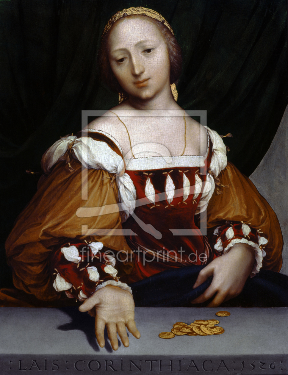 Bild-Nr.: 30008239 Holbein d.J., Lais von Korinth/1526 erstellt von Hans Holbein der Jüngere