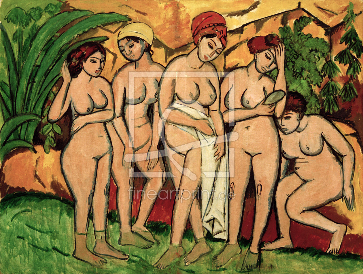 Bild-Nr.: 30008319 E.L.Kirchner, Frauen im Bade erstellt von Ernst Ludwig Kirchner