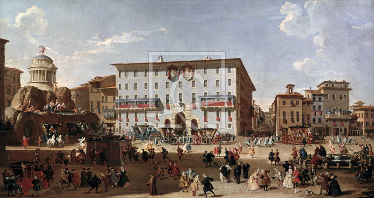 Bild-Nr.: 30008329 Rome / Piazza di Spagna / Painting erstellt von Pannini, Giovanni Paolo