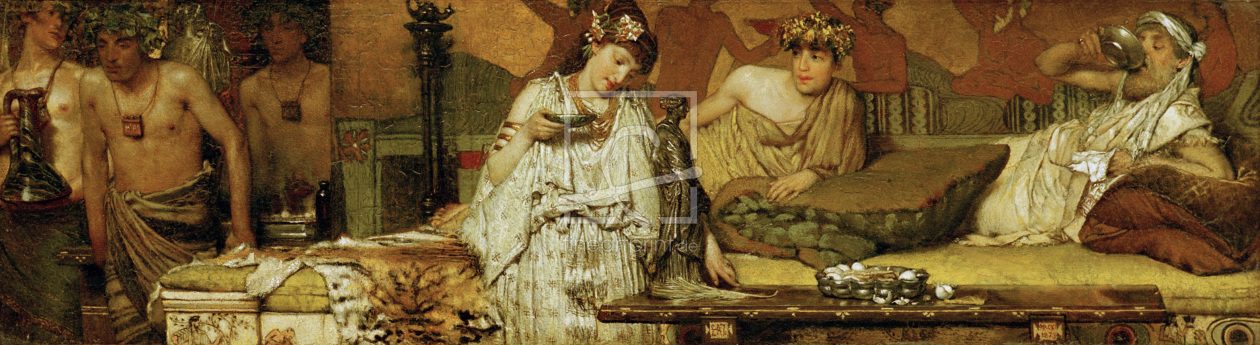 Bild-Nr.: 30008587 L.Alma-Tadema, The dinner (Greek) erstellt von Alma-Tadema, Lawrence