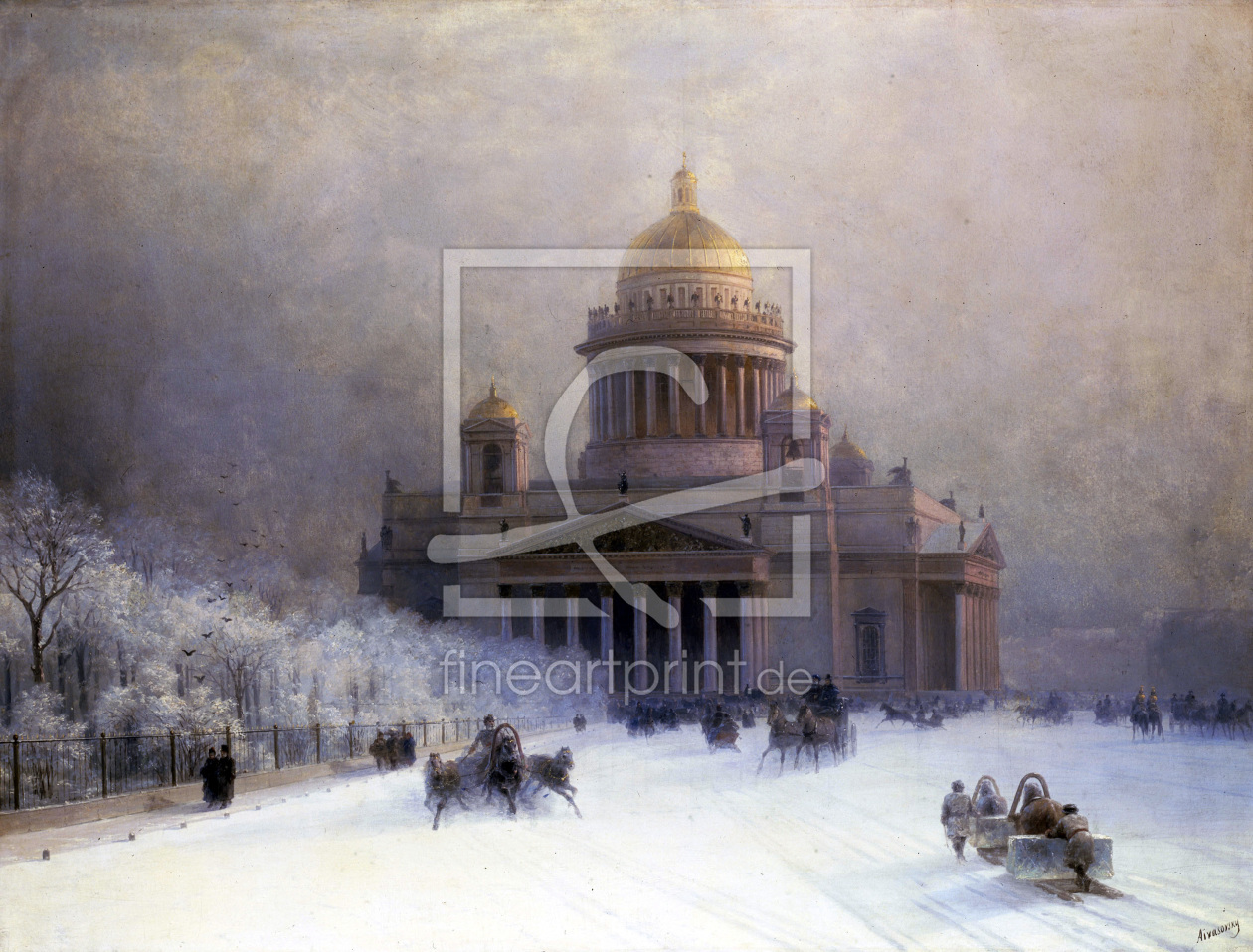 Bild-Nr.: 30008641 I.C.Aivazovsky, St Isaac's Cathedral erstellt von Aiwasowski, Iwan Konstantinowitsch