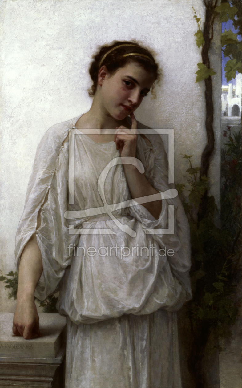 Bild-Nr.: 30008697 A.W.Bouguereau, Reverie erstellt von Bouguereau, William Adolphe