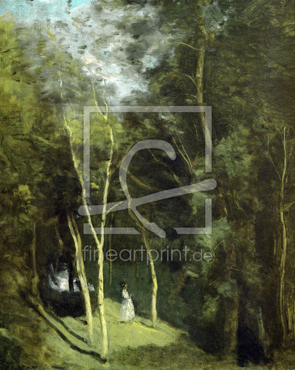 Bild-Nr.: 30008847 Camille Corot / Park in Port-Berteau erstellt von Corot, Jean Baptiste Camille