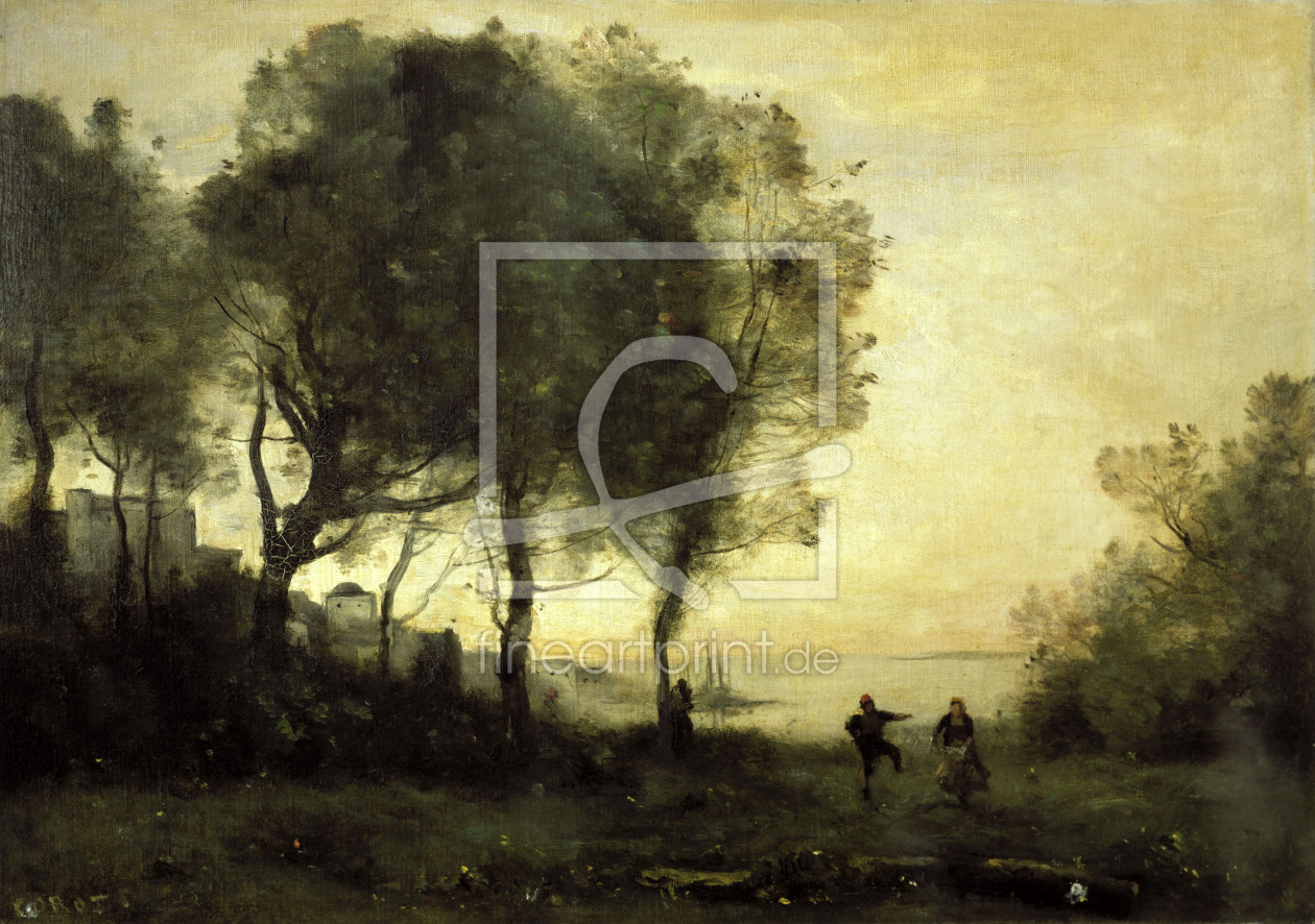 Bild-Nr.: 30008863 C.Corot / Souvenir d'Italie / o/c erstellt von Corot, Jean Baptiste Camille