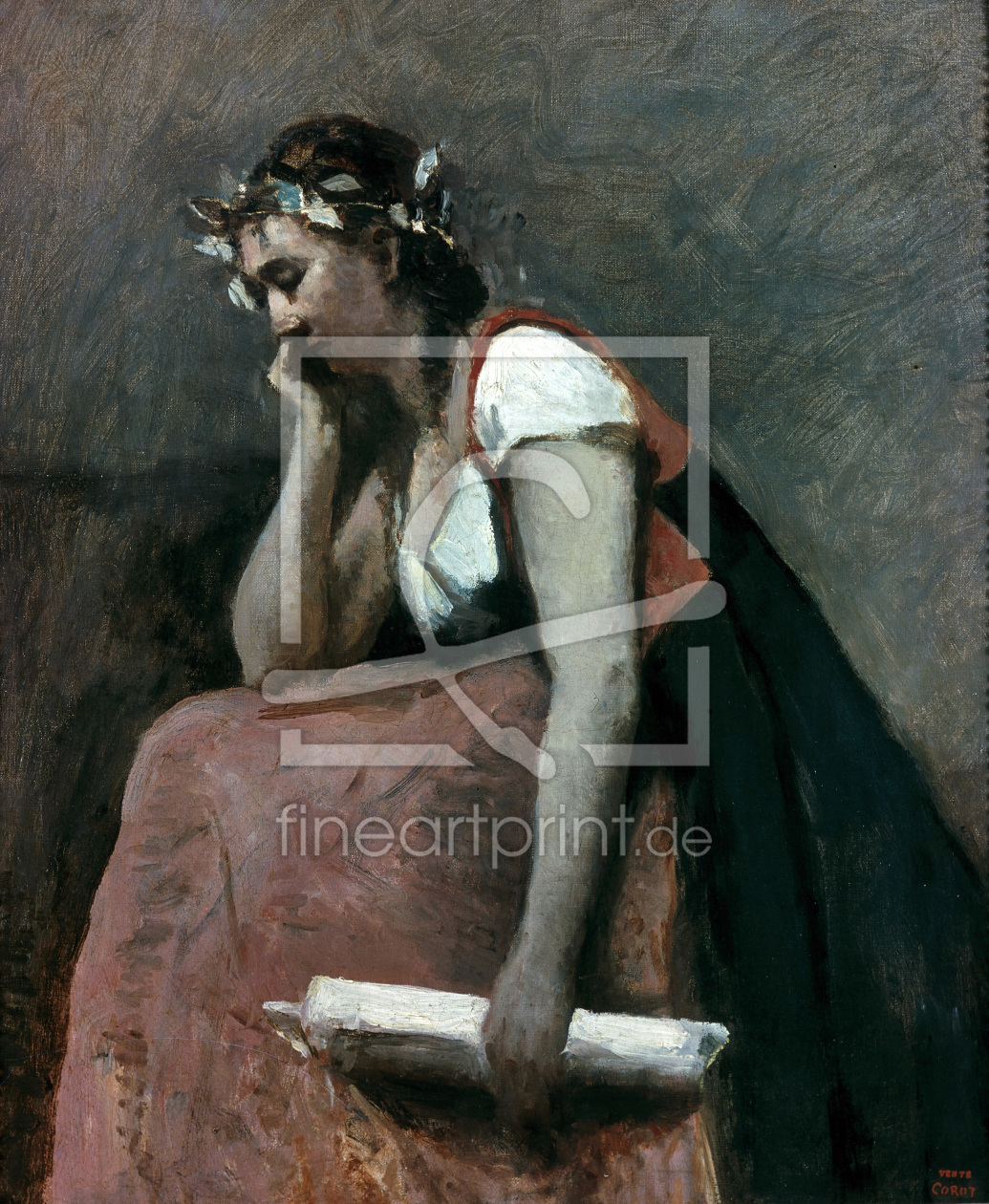 Bild-Nr.: 30008893 Corot / La Poesie / c. 1868 erstellt von Corot, Jean Baptiste Camille