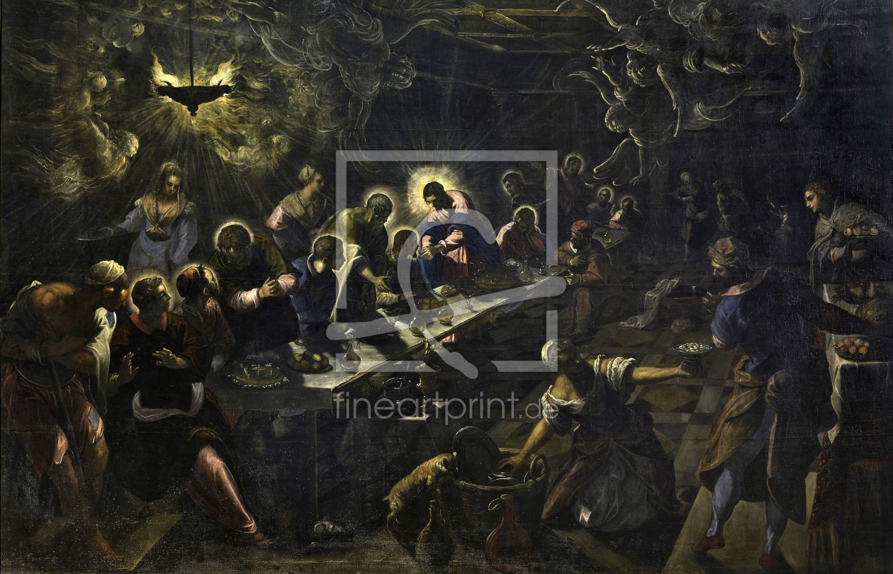 Bild-Nr.: 30009451 Tintoretto, Abendmahl erstellt von Tintoretto, Jacopo