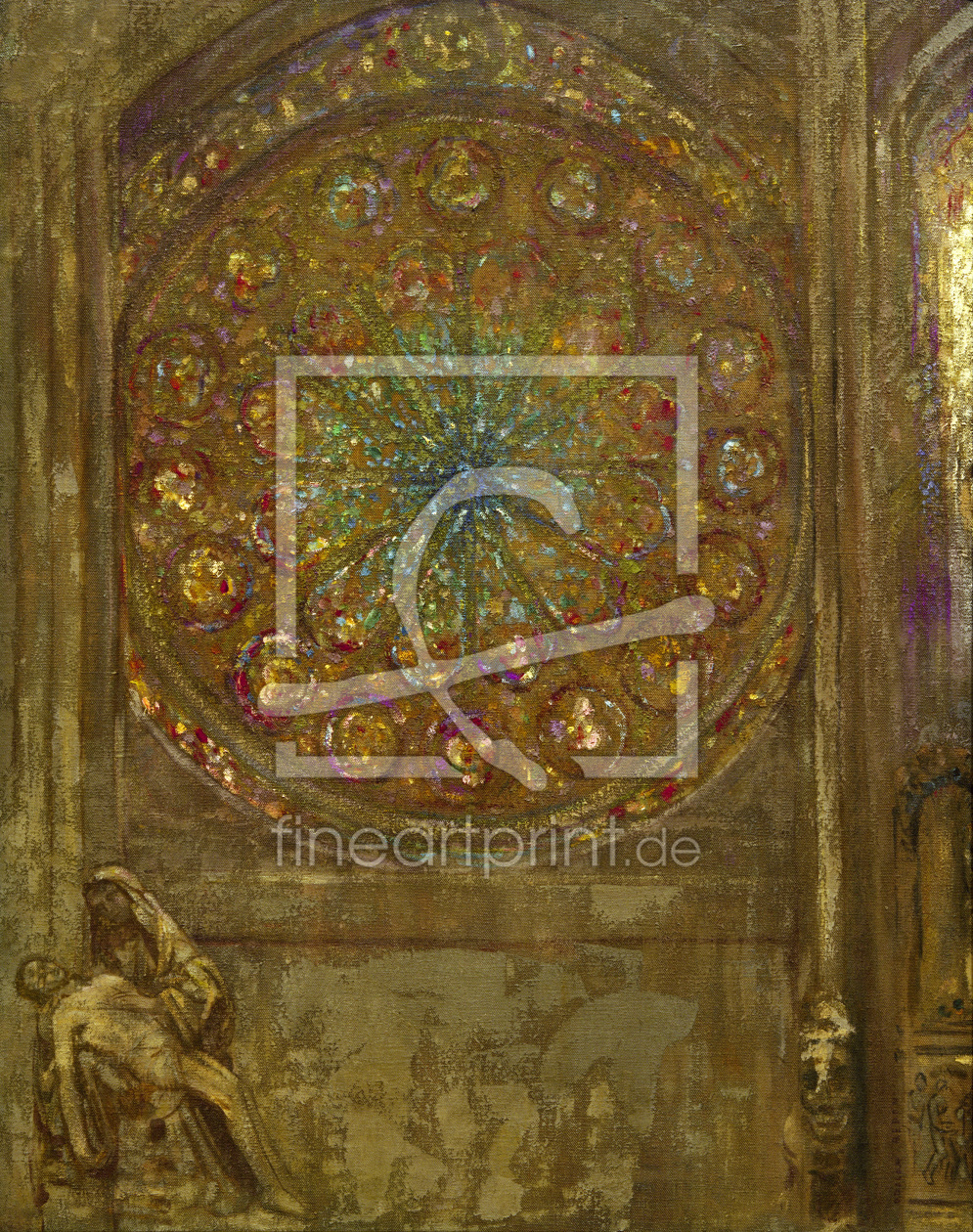 Bild-Nr.: 30009658 Redon / The Cathedral / Painting / 1914 erstellt von Redon, Odilon