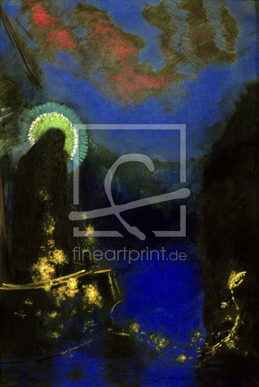 Bild-Nr.: 30009762 O.Redon, Virgin in Glory / Pastel erstellt von Redon, Odilon