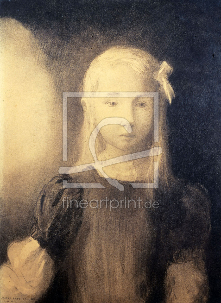 Bild-Nr.: 30009780 O.Redon, Une Fillette Blonde, 1905. erstellt von Redon, Odilon