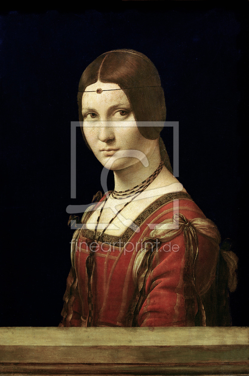 Bild-Nr.: 31000017 Portrait of a Lady from the Court of Milan, c.1490-95 erstellt von da Vinci, Leonardo
