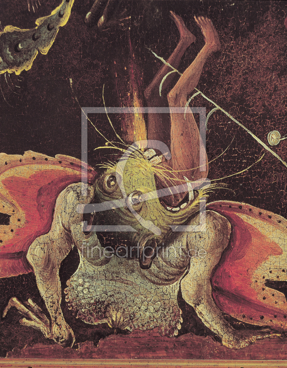 Bild-Nr.: 31000097 The Last Judgement, detail of a man being eaten by a monster, c.1504 erstellt von Bosch, Hieronymus