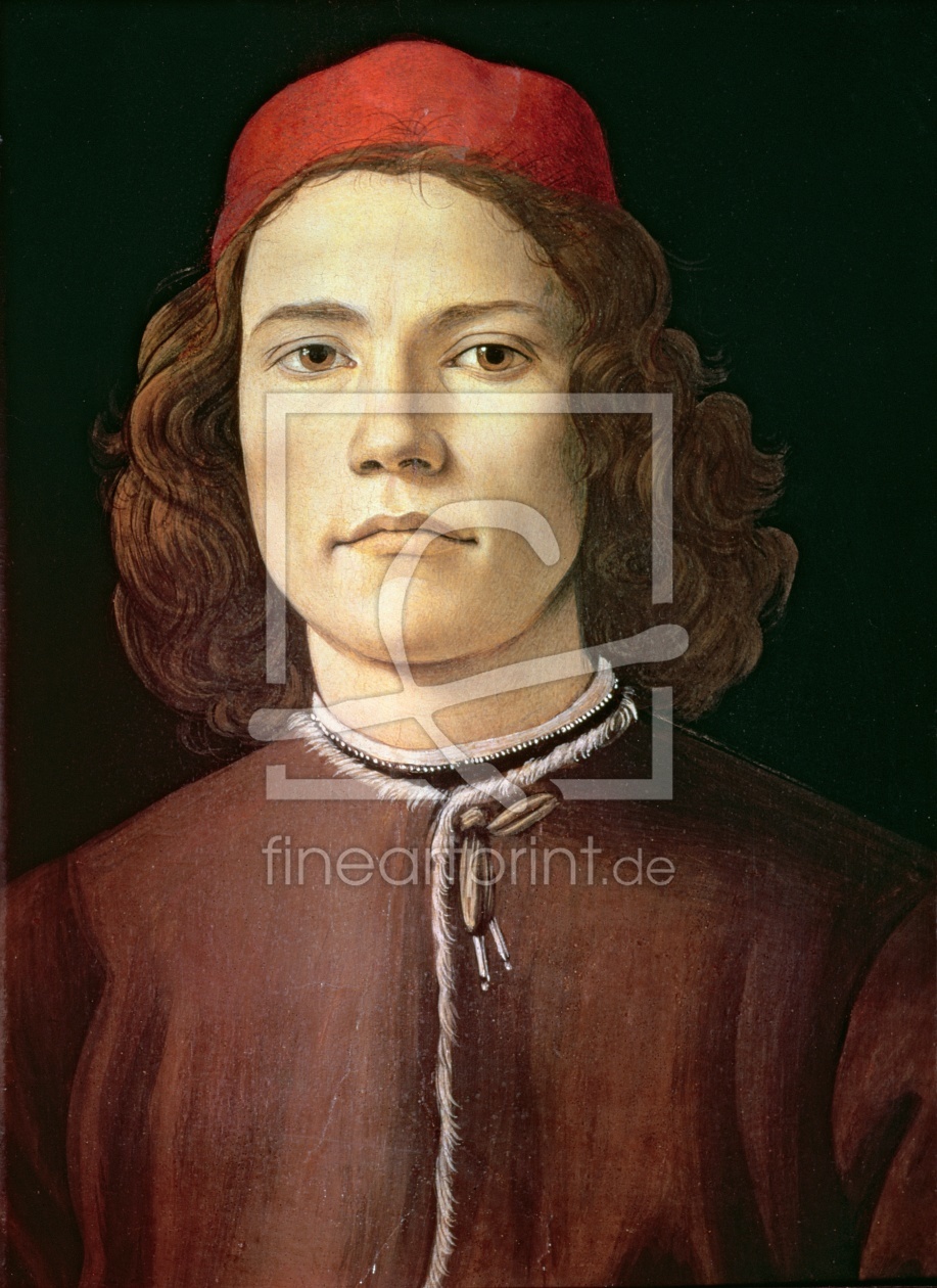 Bild-Nr.: 31000103 Portrait of a Young Man, c.1480-85 erstellt von Botticelli, Sandro