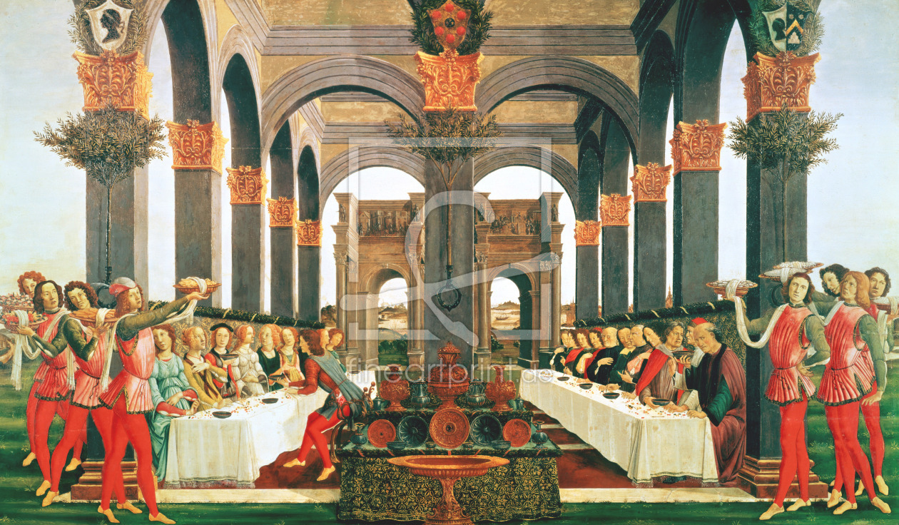 Bild-Nr.: 31000110 The Wedding Feast erstellt von Botticelli, Sandro