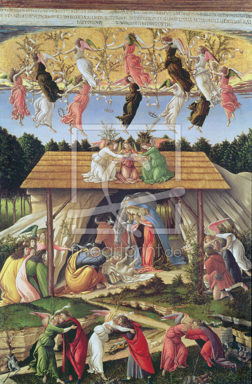 Bild-Nr.: 31000118 Mystic Nativity, 1500 erstellt von Botticelli, Sandro