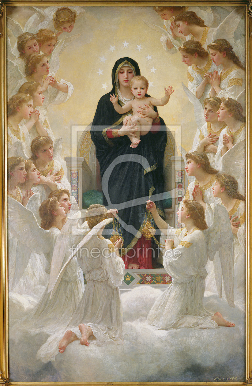 Bild-Nr.: 31000123 The Virgin with Angels, 1900 erstellt von Bouguereau, William Adolphe