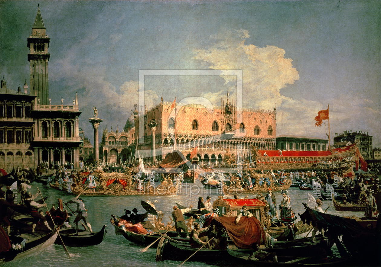 Bild-Nr.: 31000163 Return of the Bucintoro on Ascension Day erstellt von Canal, Giovanni Antonio & Bellotto, Bernardo