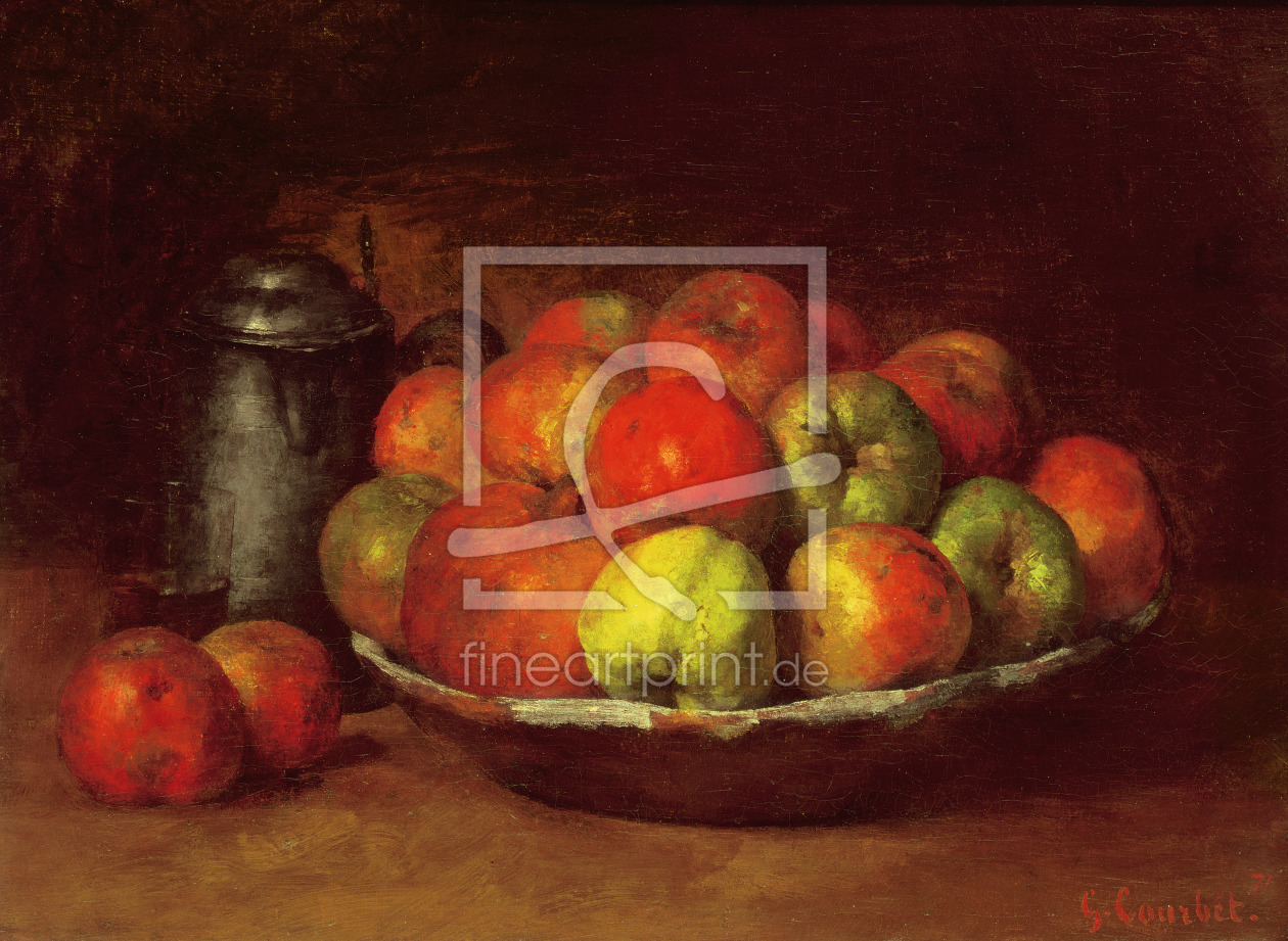 Bild-Nr.: 31000298 Still Life with Apples and a Pomegranate, 1871-72 erstellt von Courbet, Gustave