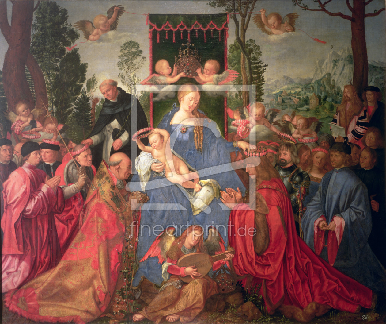 Bild-Nr.: 31000359 Garland of Roses Altarpiece, 1600 erstellt von Dürer, Albrecht