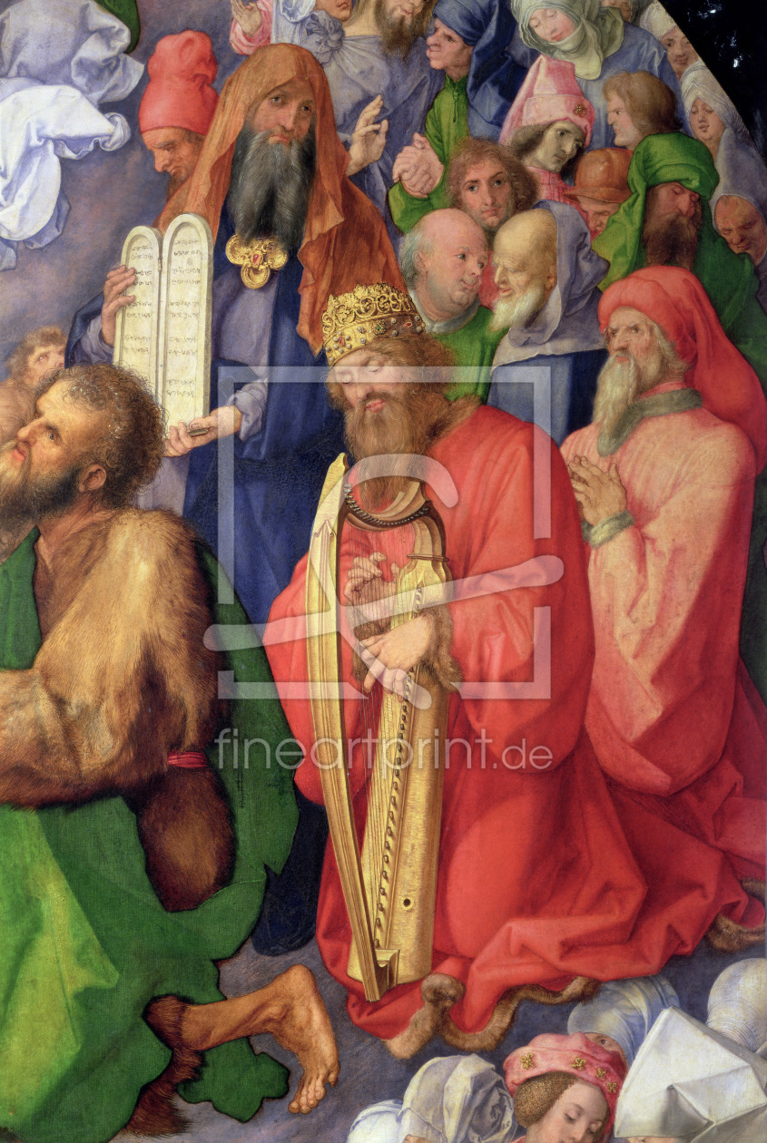 Bild-Nr.: 31000360 Landauer Altarpiece: King David, 1511 erstellt von Dürer, Albrecht