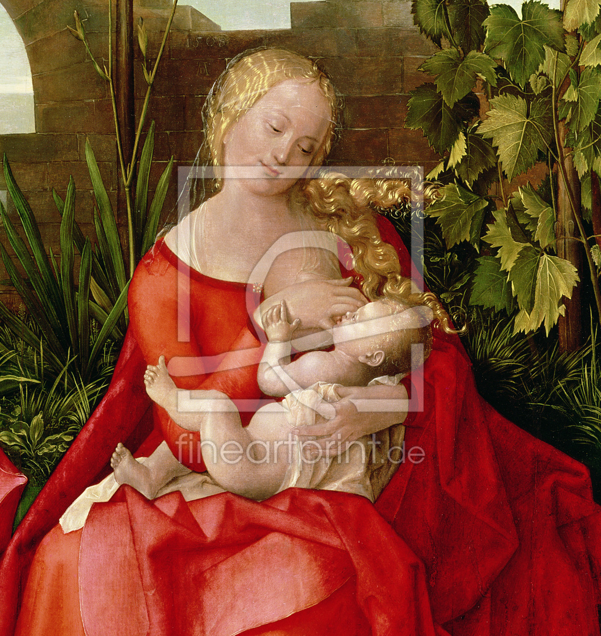 Bild-Nr.: 31000368 Virgin and Child 'Madonna with the Iris', 1508 erstellt von Dürer, Albrecht