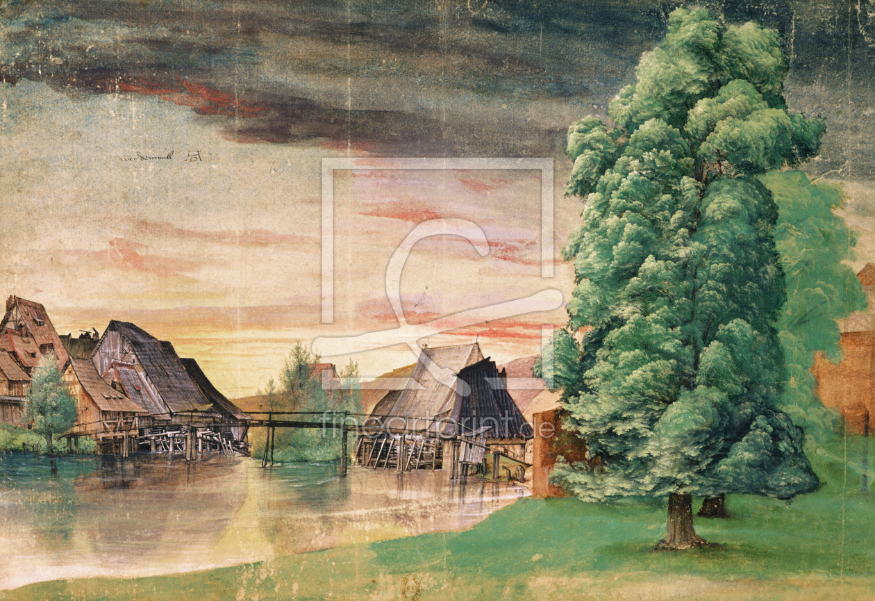 Bild-Nr.: 31000370 The Watermill, 1495-97 erstellt von Dürer, Albrecht
