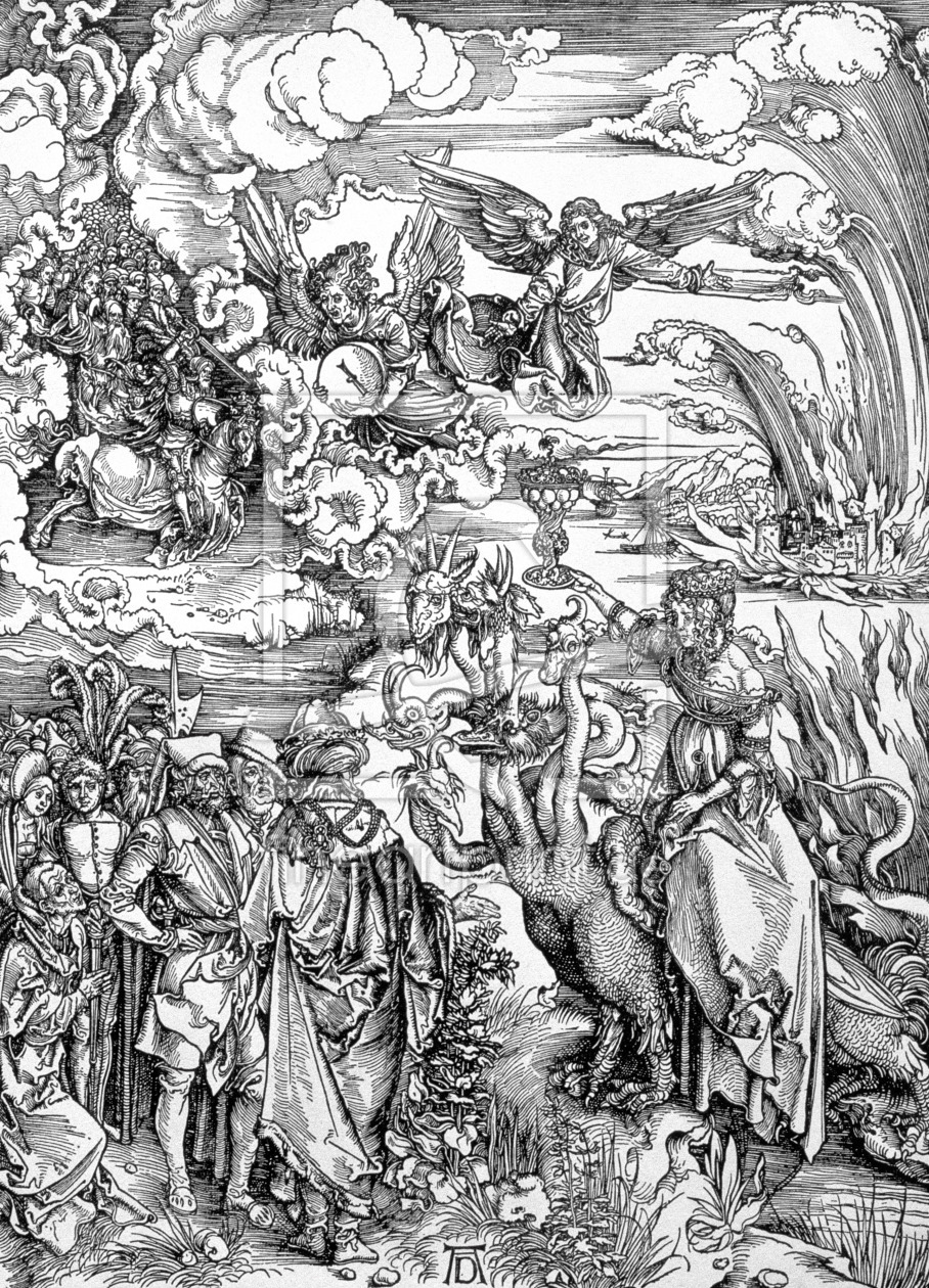 Bild-Nr.: 31000389 The Babylonian Whore from the 'Apocalypse' or 'The Revelations of St. John the D erstellt von Dürer, Albrecht