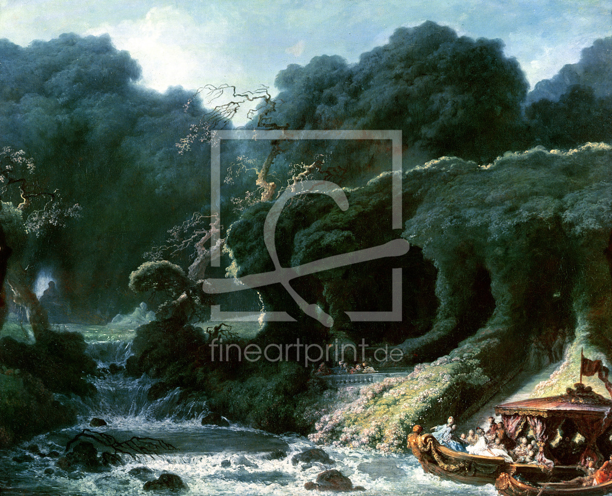 Bild-Nr.: 31000414 The Fete at Rambouillet or, The Island of Love, c.1770 erstellt von Fragonard, Jean-Honoré