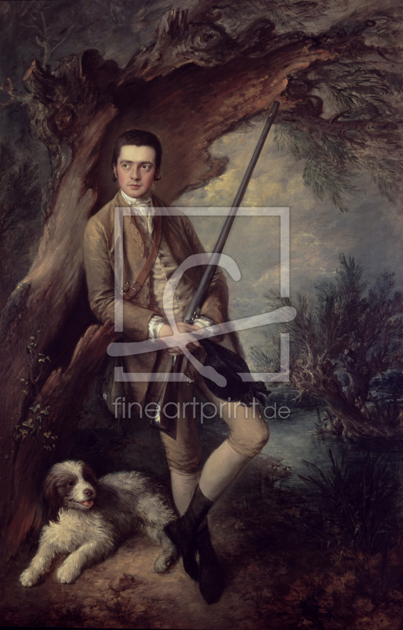 Bild-Nr.: 31000450 William Poyntz of Midgham and his Dog Amber erstellt von Gainsborough, Thomas